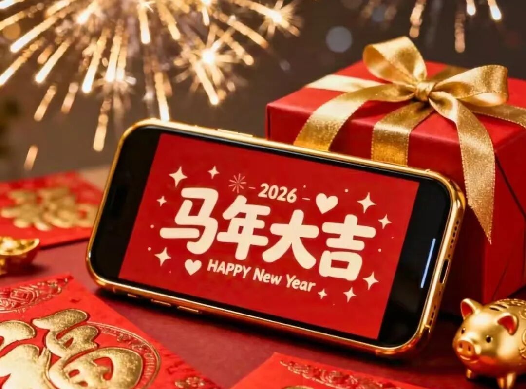 Eine ankündigung über die frühlingsfeiertage nach dem chinesischen mondkalender